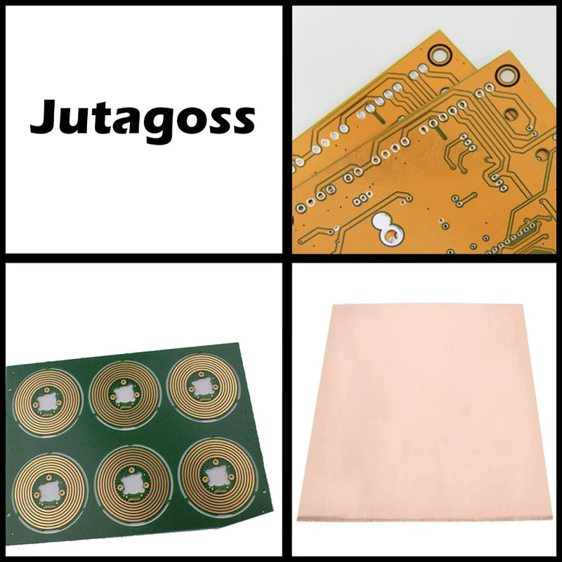 Jutagoss FR-4 Glass Fiber Single-Sided Copper Clad PCB Laminate Circuit Board 230X150mm DIY Prototyping PCB Board 1Pcs 230x150mm 1PCS