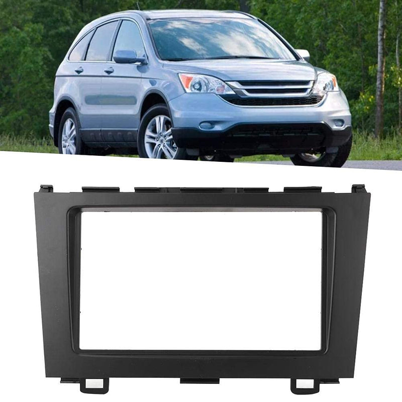 Gorgeri Navigation Modified Frame Car DVD Stereo Radio Fascia Dash Panel 2 Din Frame Trim Kit Fit for Honda CRV 07-10