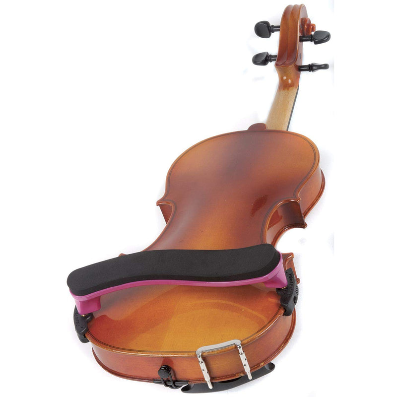 Everest 4/4 Violin ES Hot Pink Shoulder Rest