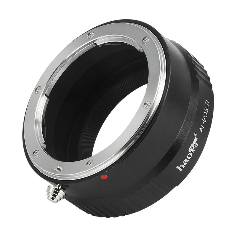 Haoge Manual Lens Mount Adapter for Nikon Nikkor F/AI/AIS/D Lens to Canon RF Mount Camera Such as Canon EOS R