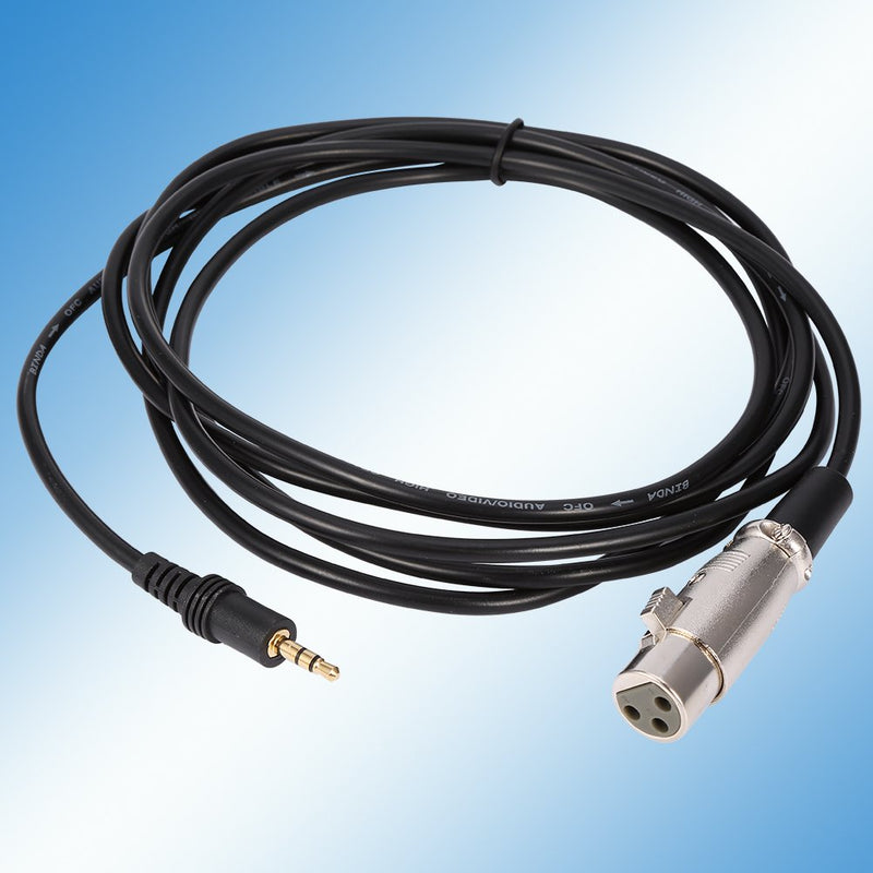 [AUSTRALIA] - Zerone 10FT 3 Pin XLR Connector Female to 1/8" 3.5mm male Stereo Jack Microphone Audio Cord Cable Stereo Mini Jack AUX Cord Audio Cable - 10 Feet 