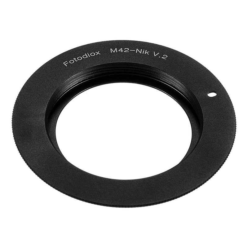 Fotodiox Lens Mount Adapter Compatible with M42 Type 2 Lenses to Nikon F-Mount Cameras Standard