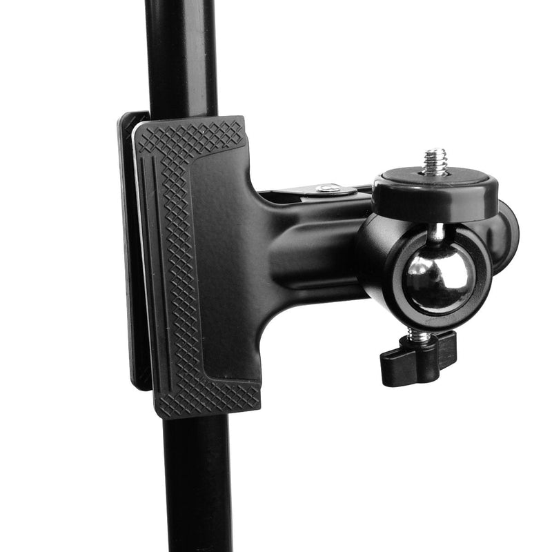 Foto&Tech 3 Pieces Metal Tripod Clip Clamp Mount 360 Mini Ball Head 1/4 Inch Screw Compatible with HTC Vive Base Station Oculus Rift Sensor Lighthouse Canon Nikon Flash Lighting Speedlite DSLR Camera