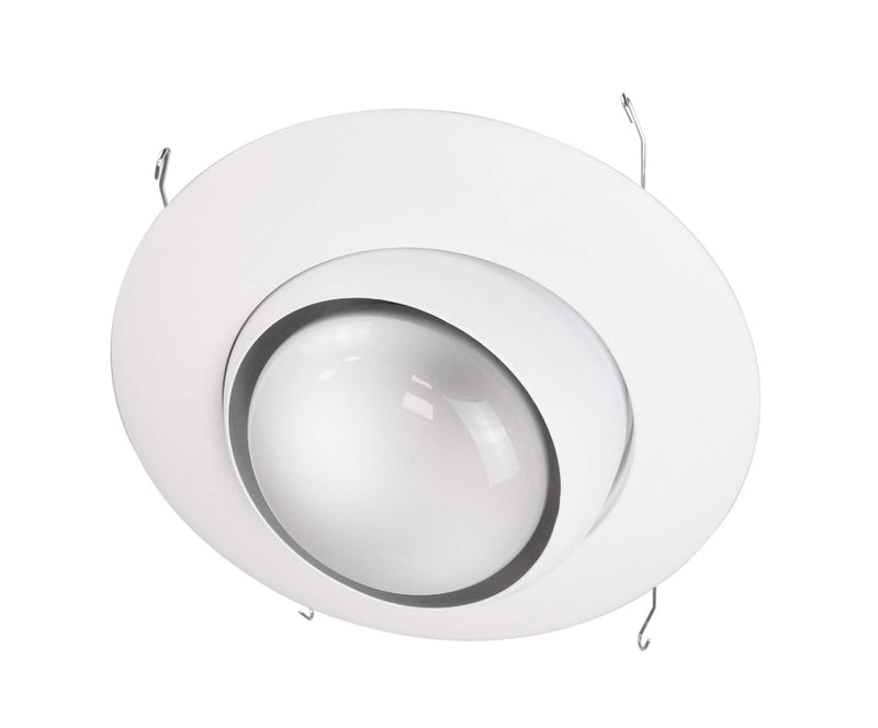 NICOR Lighting 6 inch White Recessed Eyeball Trim Designed for 6 inch Housings (17506WH)