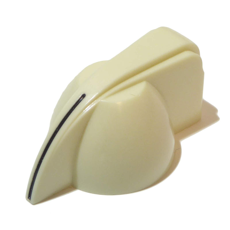 Vintage Bakelite chicken head guitar/amplifier knobs 4x Ivory tone or volume