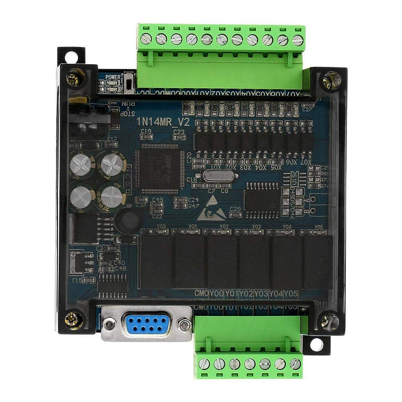 FX1N-14MR Industrial Control Board PLC,DC24V,Programmable Logic Controller Relay Output,Supports for GX-Developer, GX-work2,HMI Connection.
