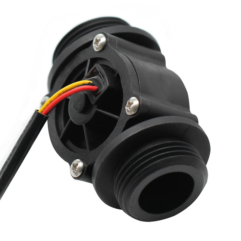 DIGITEN G1" Water Flow Hall Effect Sensor Switch Flow Meter Flowmeter Counter 1-60L/min