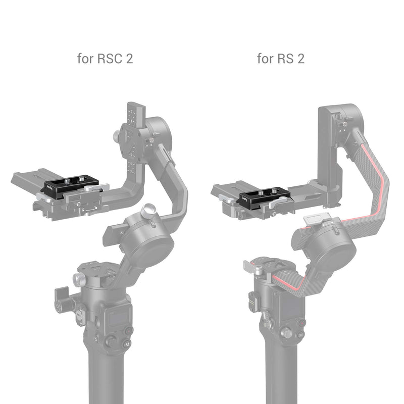 [AUSTRALIA] - SMALLRIG Quick Release Plate for Arca-Type Standard Compatible with DJI RS 2 and RSC 2 (RS2 / RSC2) Gimbal - 3154 