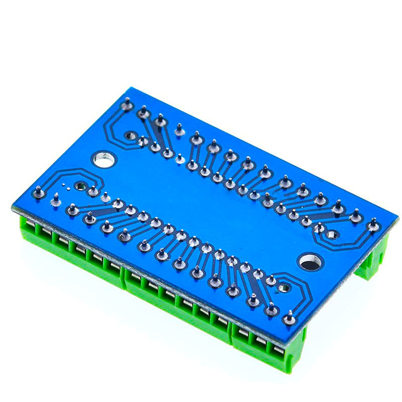 ICQUANZX 3PCS Nano Terminal Adapter Shield Expansion Board Compatible with Arduino Nano V3.0 AVR ATMEGA328P-AU Module