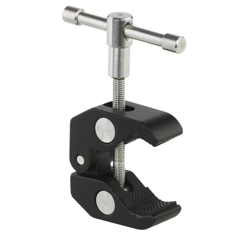 Haoge Large Super Clamp with 1/4" 3/8" Screw Thread for LCD Monitor DSLR Camera DV Tripod Clip-02