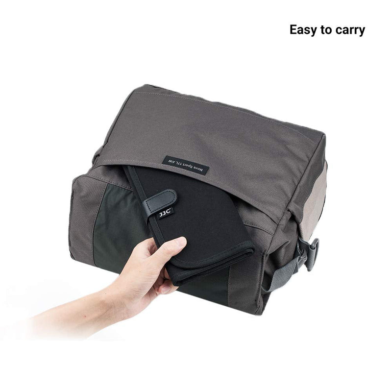 8 Pockets Lens Filter Case Up to 82mm (37mm 40.5mm 43mm 46mm 49mm 52mm 55mm 58mm 62mm 67mm 72mm 77mm) for Round or Square Filters, Belt Loop Design, Folding Camera Filter Pouch Wallet Holder Case