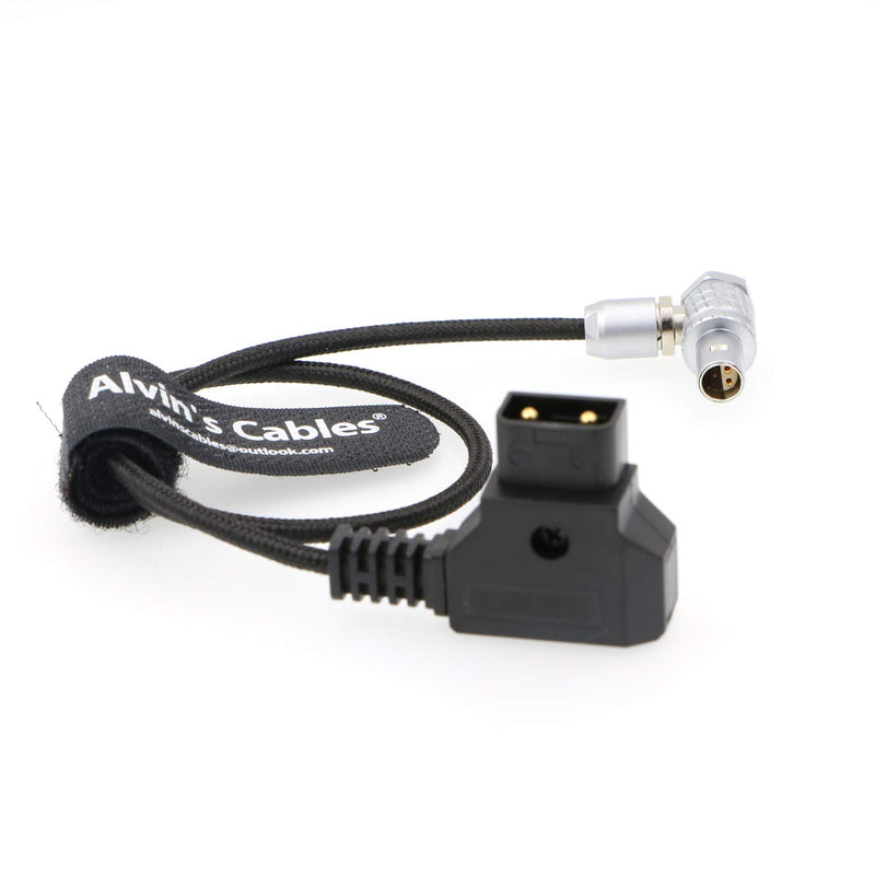 Alvin's Cables Z CAM E2 Camera Right Angle Power Cable Flexible 90 Degrees 4 Pin to D Tap