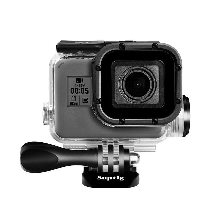[AUSTRALIA] - Suptig Replacement Waterproof Case Protective Housing Compatible for GoPro Hero 7 Black Hero 5 Gopro Hero 6 for Underwater Charge Use Water Resistant up to 164ft (50m) 
