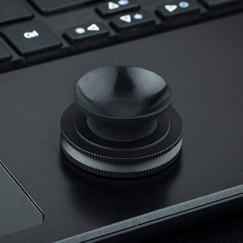 [AUSTRALIA] - Metal Photography Ball Stand for 50mm-100mm Diameter Sphere, Aluminium Alloy Flat Base with Silica Gel Suction Mount, 1/4"-20 Female Thread Arca Swiss Type Plate Design 