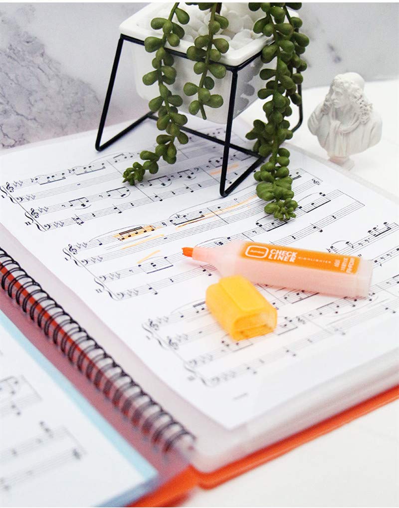 Wangyiqian Music Folder Document Organizer File Paper Storage Folder Sheet Music Holder File Portfolio Organizer for Choirs Student