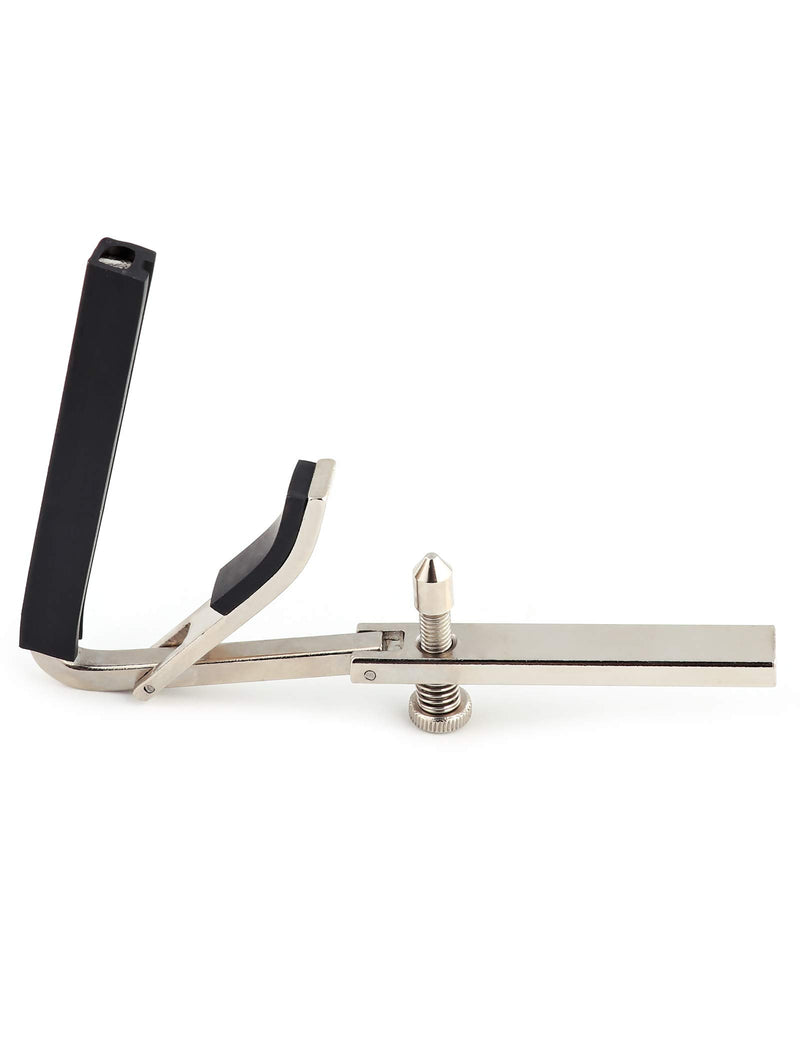 Holmer Guitar Capo Steel String Capo with Base Supporting for Classical Guitar and the Flat Fingerboard Musical Instrument etc.