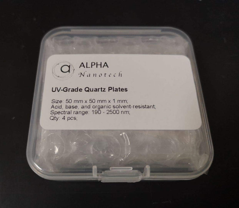 [AUSTRALIA] - Alpha Nanotech Fused Quartz Plates (Industrial Grade, 30 x 30 x 1 mm) Industrial Grade, 30 x 30 x 1 mm 