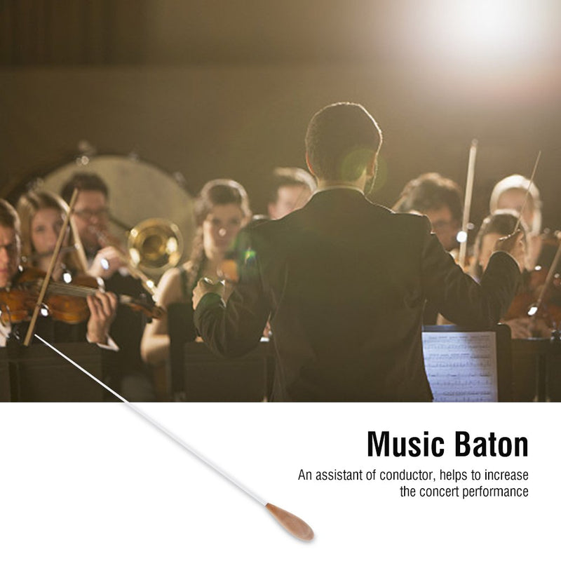 Vbestlife Music Band Conductor Baton, Wood Handle Music Conducting Batons for Symphony Leader Choral Director