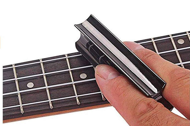 Tzong Instrument Accessories Hawaii Metal Tone Bar Guitar Slide Bass Lap Slide Bar (Black) Black