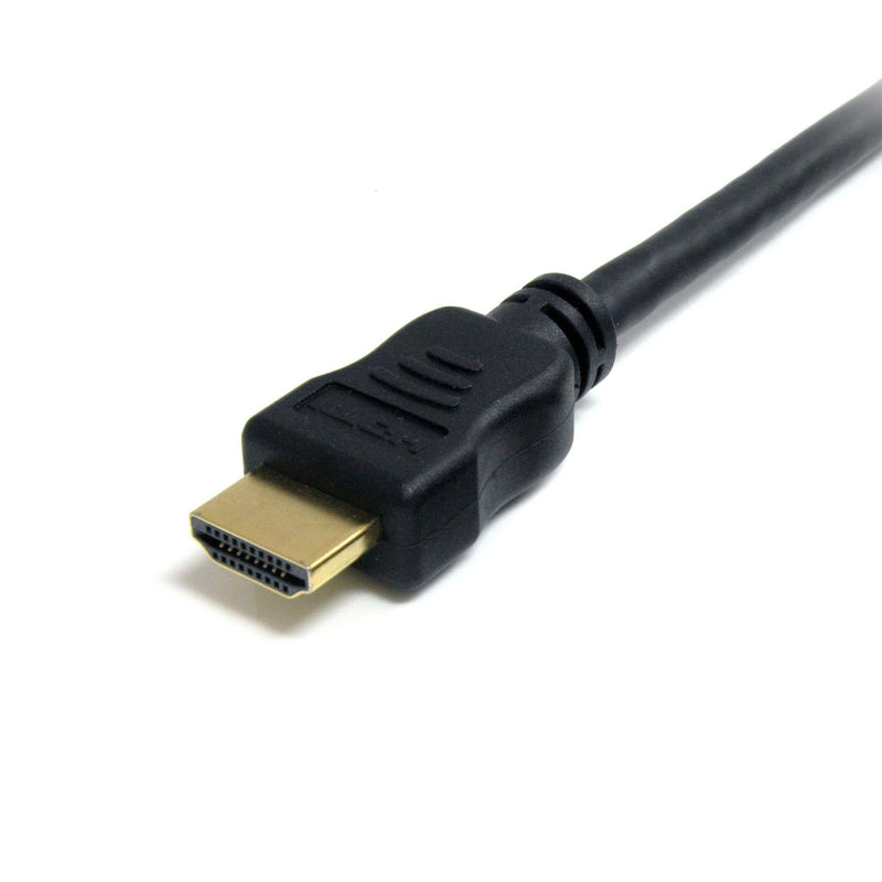 StarTech.com 15 ft High Speed HDMI Cable with Ethernet - Ultra HD 4k x 2k HDMI Cable - HDMI to HDMI M/M - 1080p Audio/Video, Gold-Plated (HDMIMM15HS) Black 15 ft / 4.5m Normal