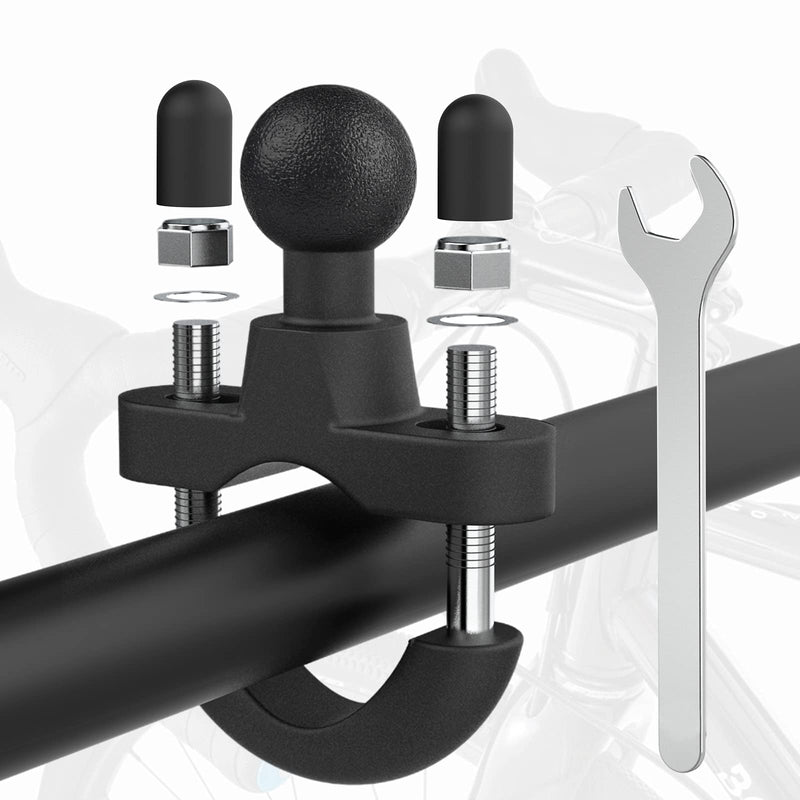 [AUSTRALIA] - CAMOLO Camera Mount Holder Motorcycle Action Camera Mount Holder 360° Handlebar Camera Mount with 1/4 Thread for Moto Bicycle Handlebar for GoPro Hero 10/9/8/7/6/5/4 Action Cameras and More 