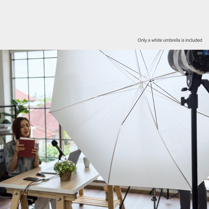 LimoStudio 33" White Transparent Photo Umbrella Studio Reflector, AGG124 2.3 x 2 x 24.3 inches