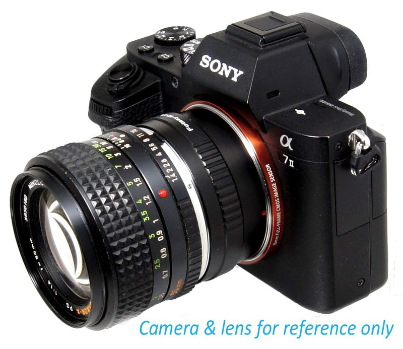 Fotasy Minolta MD MC Rokkor Lens to Sony FE Adapter, MD to FE Mount, E Mount Adapter to MD, fit Sony a7 a7 II a7 III a7R a7R II a7R III a7S a7S II a7S III a7R IV a9 a9 II a6600 a6500 a6400 a6300 a6100