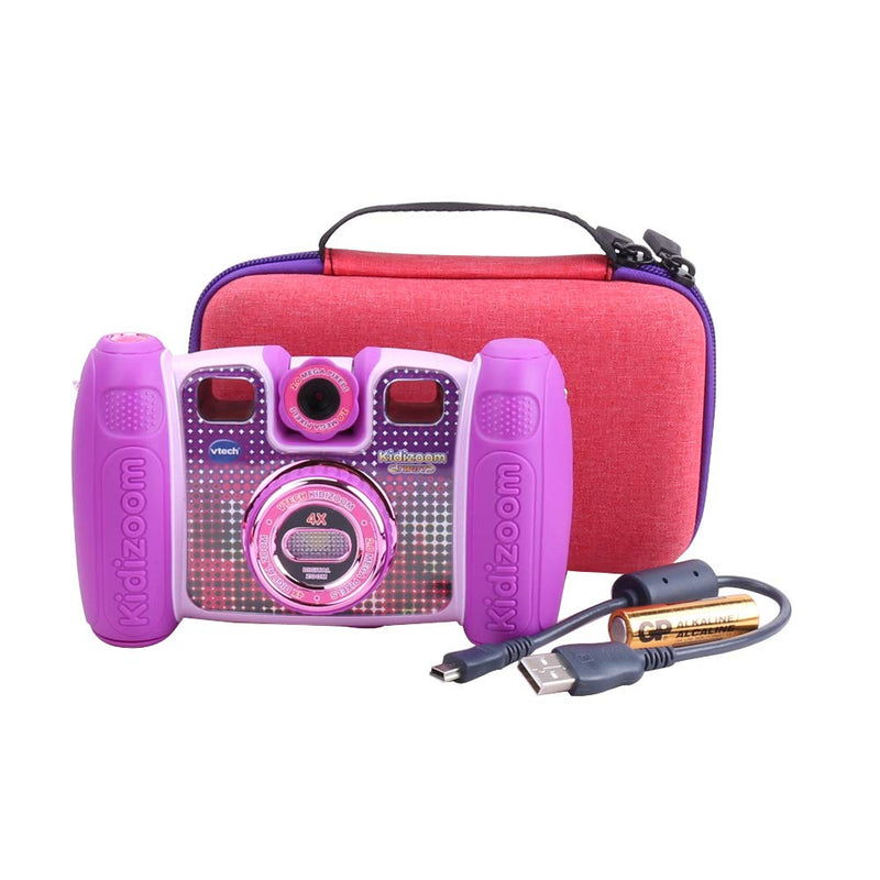 Hard Storge Case Replacement for VTech Kidizoom Twist/Spin and Smile Connect Camera by Aenllosi (red)