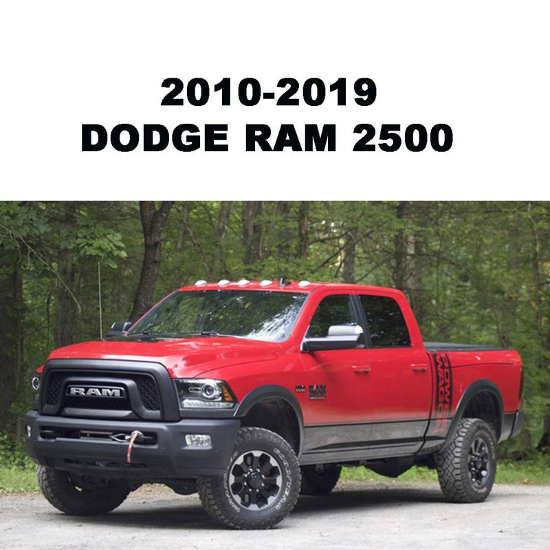 7 Inch Direct Replacement Removable Black Rubber Radio Short Antenna MAST Compatible with Dodge RAM 1500-5500 Pickup and Ford F-150 F150 Truck Models 2009-2019