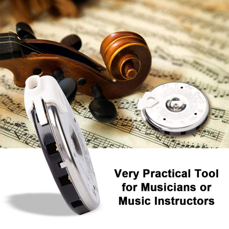 Chromatic Tuner Chromatic Tuner Pedal Chromatic Guitar Tuner Sensitive Chromatic 13 Pitch Pipe Tuner C-C Tuning Tool with Case Instrument Accessory by RiToEasysports