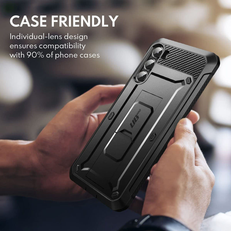 SUPCASE Camera Lens Protector Designed for Galaxy S23/S23 Plus, [Scratch-Resistant] [Ultra-Thin] Tempered Glass Camera Lens Screen Protector (Black) Black