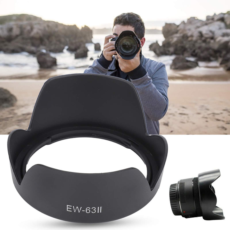 Mugast EW-63II Lens Hood,Camera Lens Shell Cover Case Sunshade Hood Protector Replacement for Canon EF 28-105mm 28mm f/1.8 USM