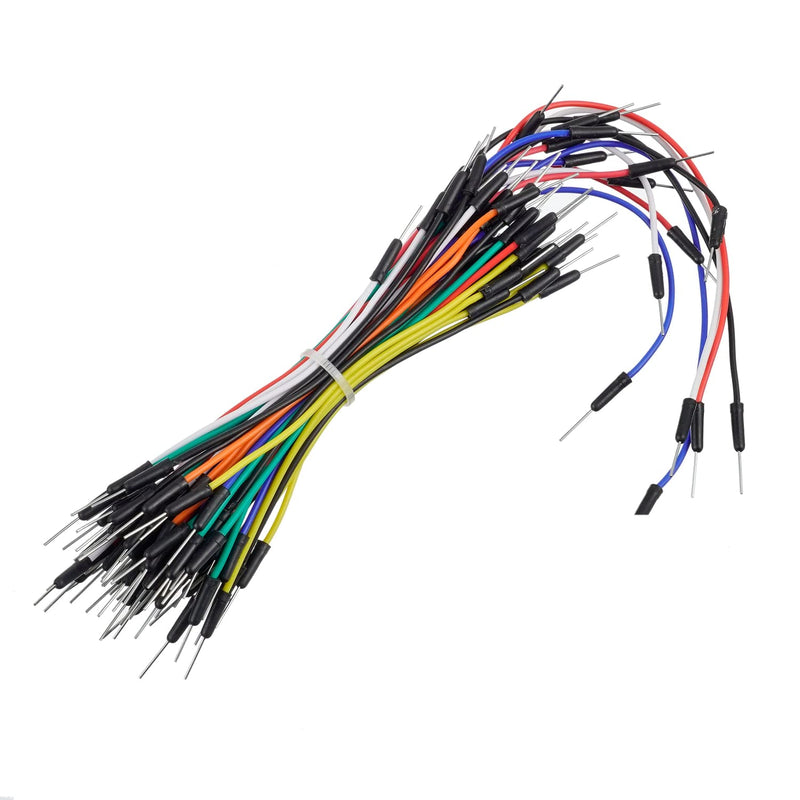HUAREW Breadboard Kit with Power Supply Module， Jumper Wires，Battery Clip，830 & 400 tie-Points Breadboard