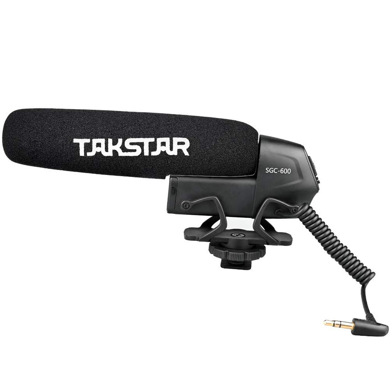TAKSTAR Shotgun Microphone Interview Photography Microphone Condenser Recording MIC for DSLR Camera DV Camcorder SGC-600