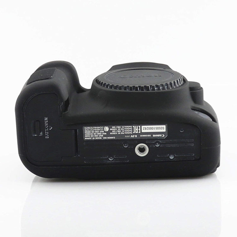 6D Mark II Silicone Case, TUYUNG Camera Housing Case Protective Cover Skin, Compatible with Canon EOS 6D Mark II, Black