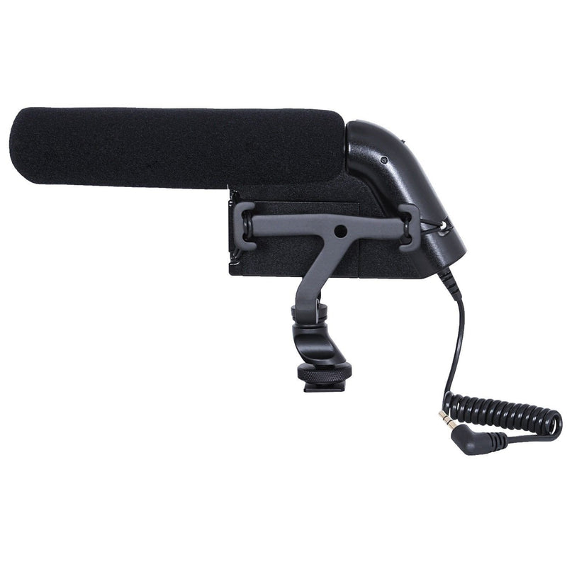 Movo VXR5000 Shotgun Condenser Video Microphone - All-Metal Build with High-Pass Filter, Foam and Furry Windscreens, Case - for Canon, Nikon DSLR Video Cameras