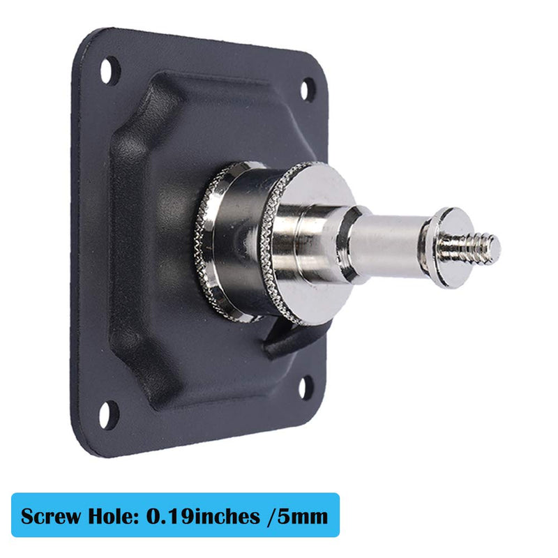 Light Wall and Ceiling Mount with 5/8" Stud and 1/4" Thread with Screws for Photo Studio Video Flash Strobe Photography