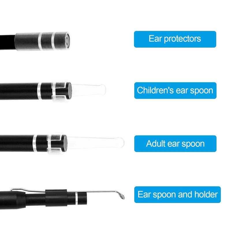 Coligbat Ear Cleaning Camera, Ear Wax Removal Otoscope for Android and Windows,Ear Endoscope with LED Lights,Ear Cleaning Camera with Ear Spoon,Easy to Use for Adults/Kids/Pets