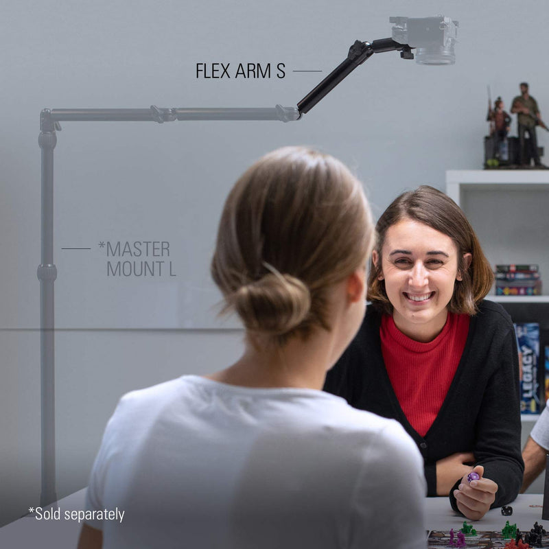 Elgato Flex Arm S2-Section Articulated arm for Cameras, Lights and More, Multi Mount Accessory