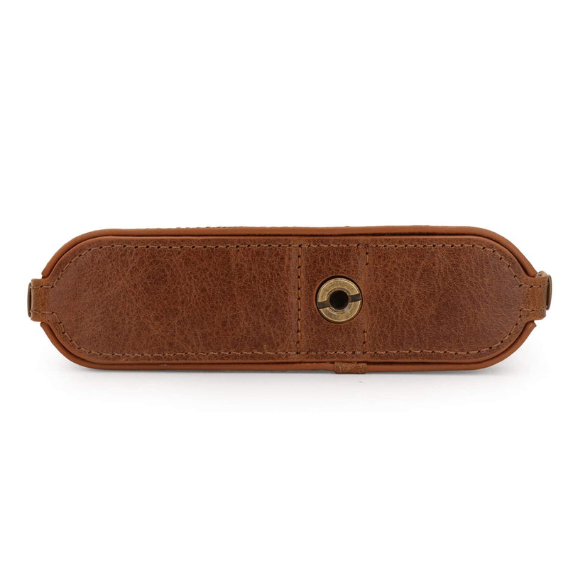 MegaGear Ever Ready Genuine Leather Camera Half Case Compatible with Leica Q2 Brown