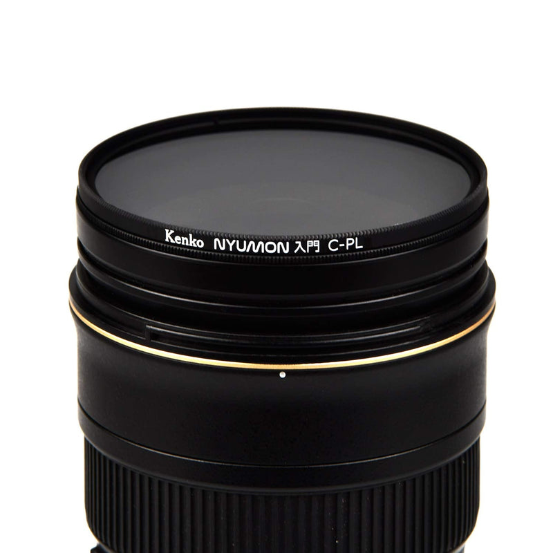 Kenko Nyumon Wide Angle Slim Ring 46mm Circular Polarizer Filter, Neutral Grey, compact (224650) Standard Grade