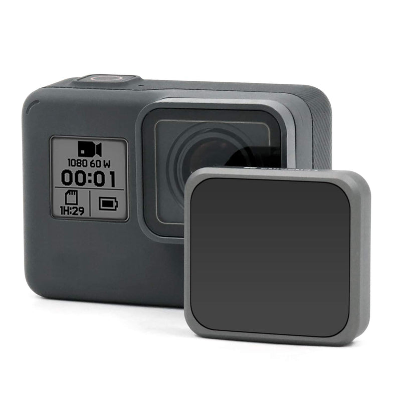 LENSKINS ND32 Filter for GoPro Hero 7 Black/Hero 6 Black/Hero 5 Black, Japanese AGC Optical Glass, 18-Layer Multi-Resistant Coated, Push-on Mounted, Weather-Sealed with Lens Cloth