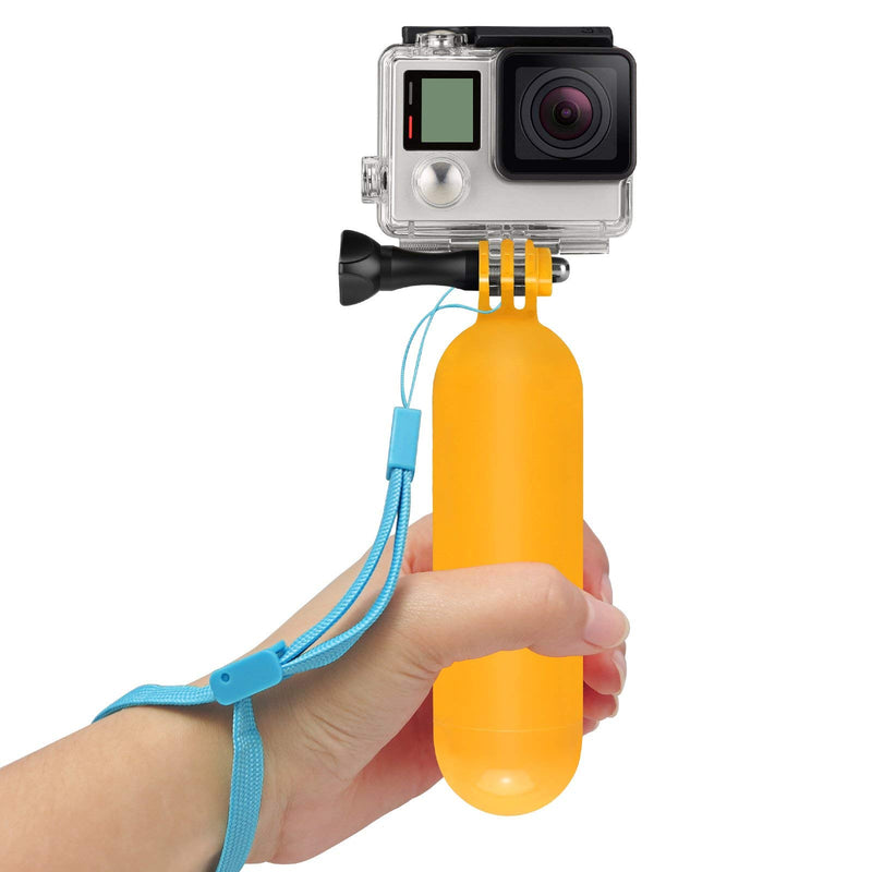 SHOOT Floating Hand Grip Handle Stick Bobber Floaty Handheld Monopod for GoPro Hero 9 8 7 Black Silver White 6 5 4 3+ 3 Hero(2018) with 12pcs Anti Fog Inserts