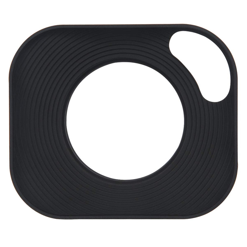 Haoge LH-B39P 39mm Square Metal Screw-in Lens Hood Hollow Out Designed with Cap for Leica Rangefinder Camera with 39mm E39 Filter Thread Lens Black