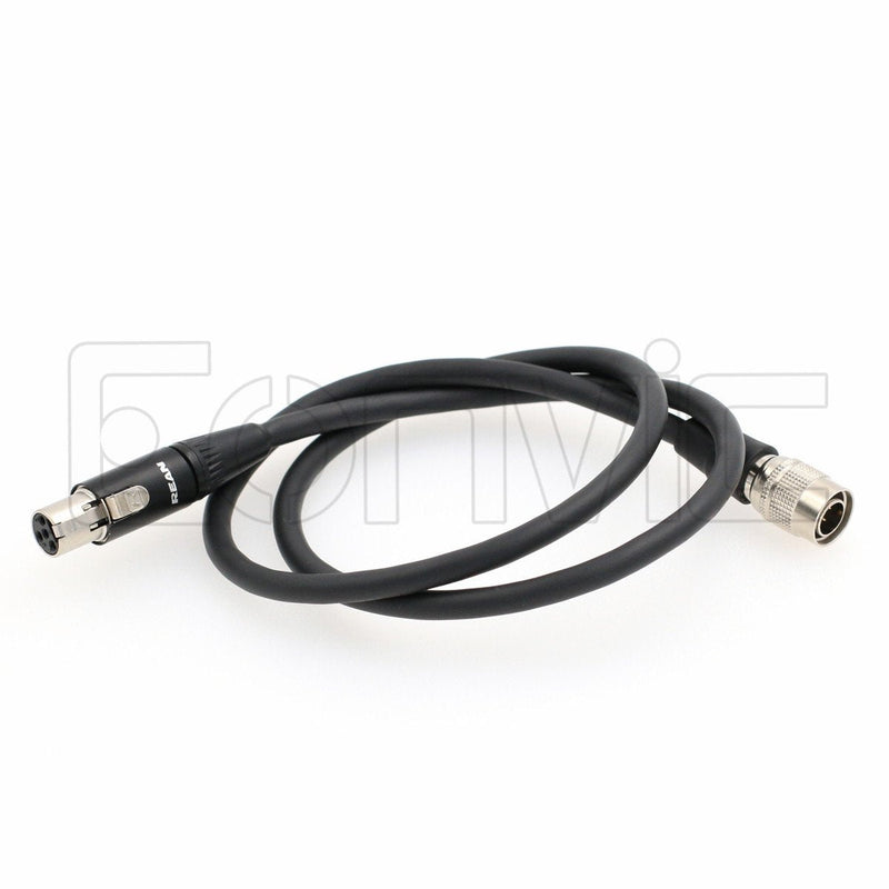 Eonvic Hirose 4 Pin to Mini 4 Pin XLR Power Cable for TVlogic Monitor