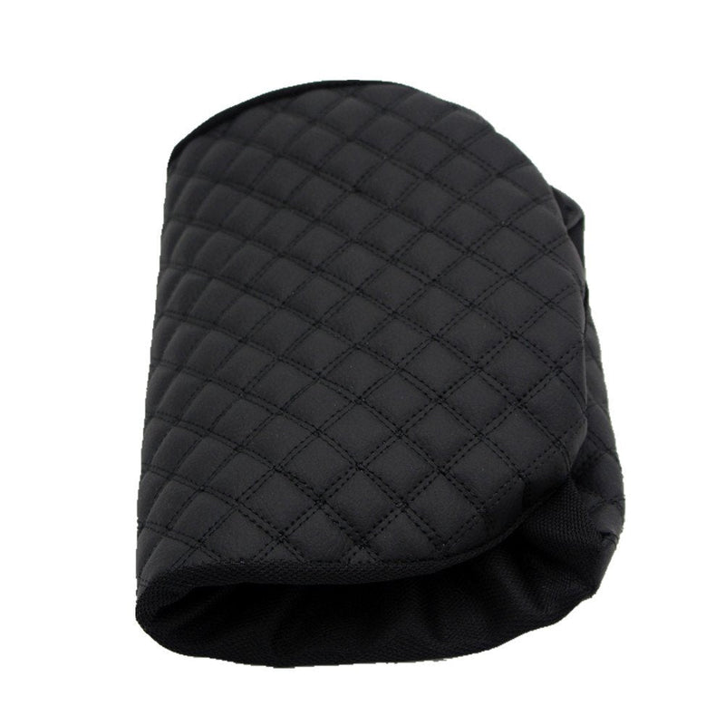 [AUSTRALIA] - Ezzy Auto Black Leather Console Center Armrest Lid Cover Skin Protector Jacket for Honda Civic 