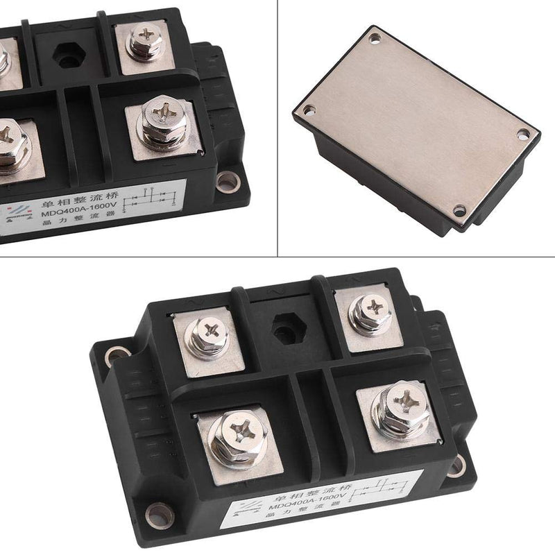 Bridge Rectifier, 1pc Single-Phase Diode Bridge Rectifier 400A 1600V High Power 4 Terminals MDQ Full Wave Diode Module