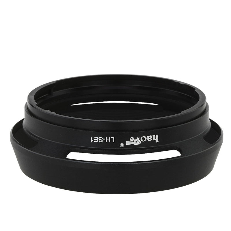 Haoge LH-SE1 Metal Lens Hood for Sony RX1 RX1R RX1R II rx1m2 Digital Camera Accessories Replaces LHP-1, Sony FE 24mm F1.8, 55mm F1.8 ZA, FE 35mm F2.8 ZA Lens Round