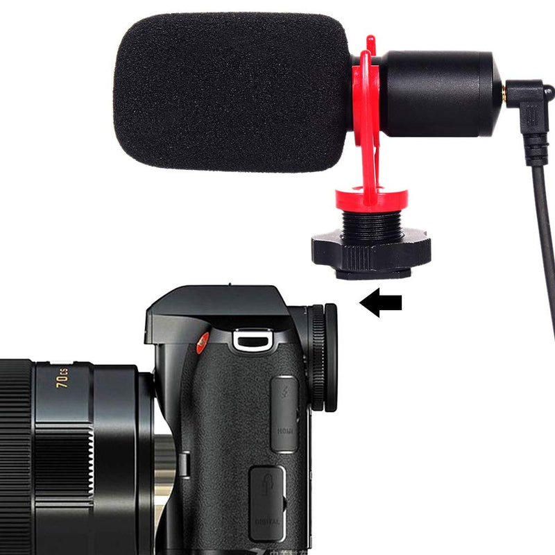 Vitopal VM-i2 Universal Video Microphone Kit for Smartphones, DSLR Camera, Vlogging, Recording Music, Live Streaming (VM-i2=VM-i1+Tripod Kit)