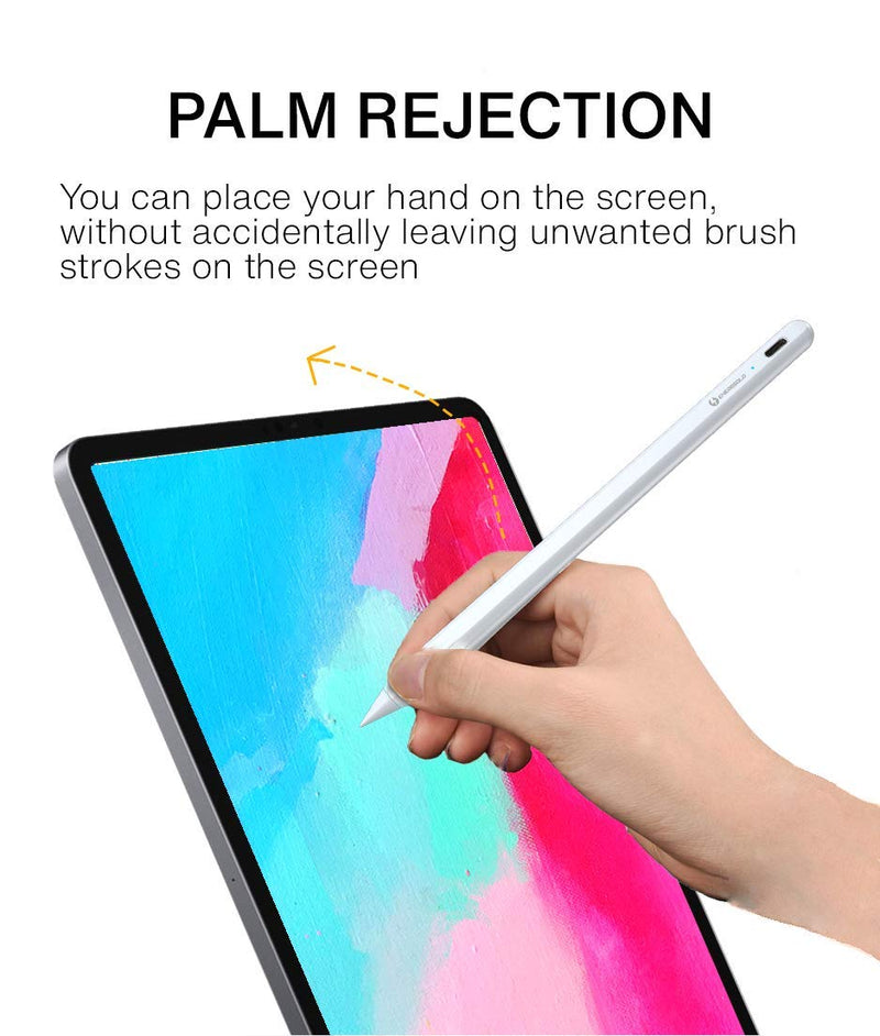 Energsolo Stylus Pen for iPad with Palm Rejection,Tilt, for iPad Air 3rd/4th Gen iPad (2018-2020) iPad Pro 2018-2021 (11/12.9 inch), iPad 6th-8th Gen, Ipad Mini 5 Magnetic Design